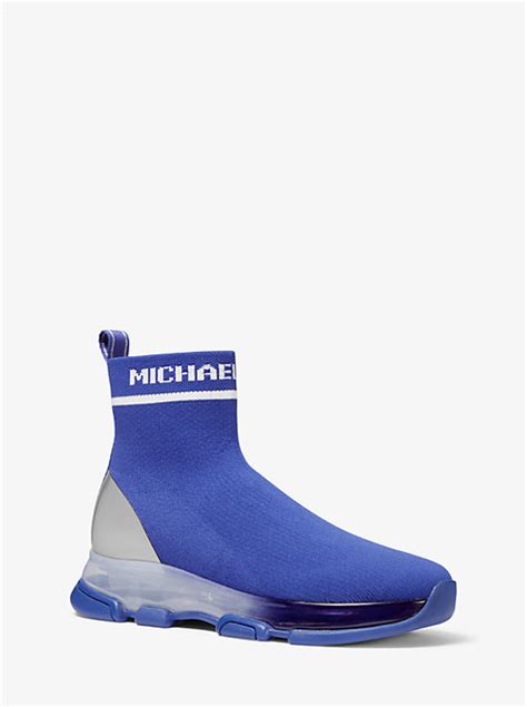 michael kors kendra sock sneaker|Michael Michael Kors Kendra Reflective Stretch Knit Sock .